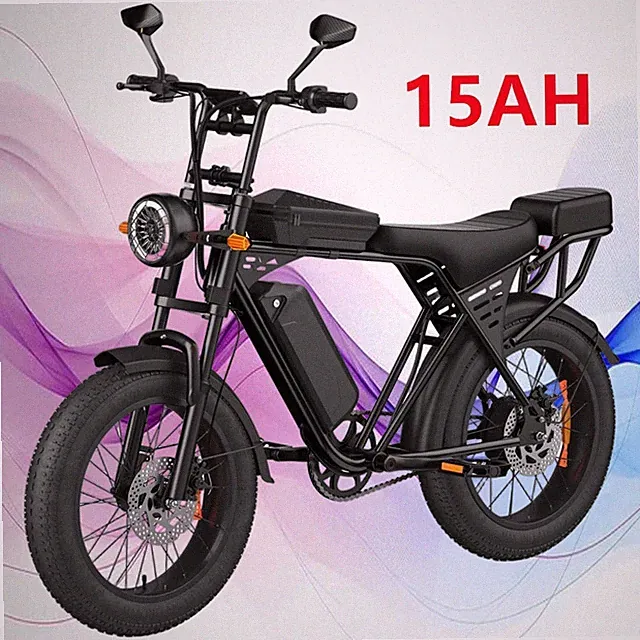 20 Inch Fat Tire Ebike 750W Adult Electric Mountain Bicycle Daily Commuter Bike