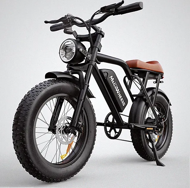 20" Peak 1500W Fat Tire 48V 15.6AH Mountain Electric Bicycle 33MPH for Adult