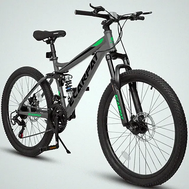 26" Adults Teens Mountain Bike Bicycle 21-Speed Full Suspension Dual Disc Brakes