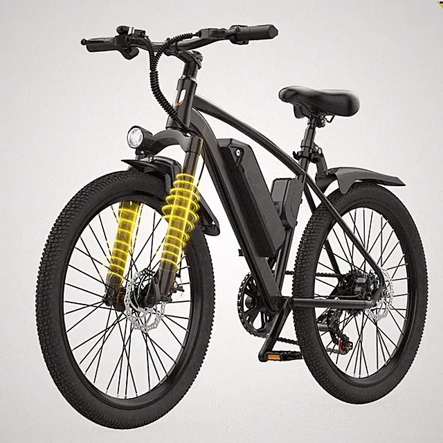 26" Electric Mountain E Bike for Adults, 10AH 750W Motor Bicycle Electric Ebikes