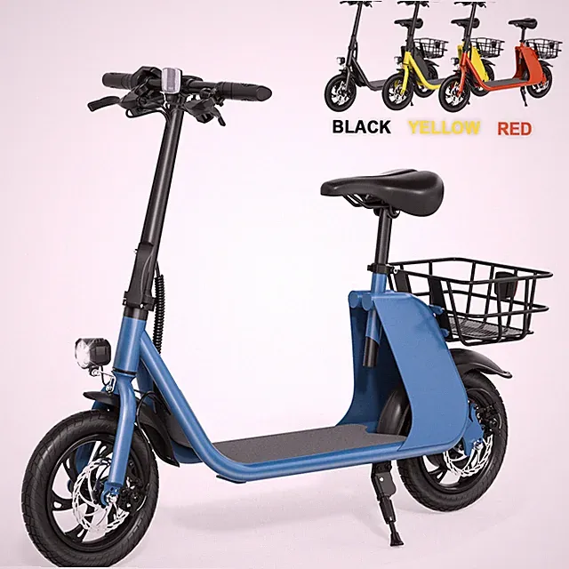 450W Updated Electric Scooter Adult with Seat Foldable Ebike UL 2849 Certified