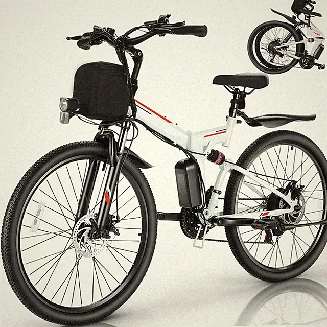 Electric Bike 500W Adult City Commuting E-bike 26 In Mountain Bicycle 21-Speeds