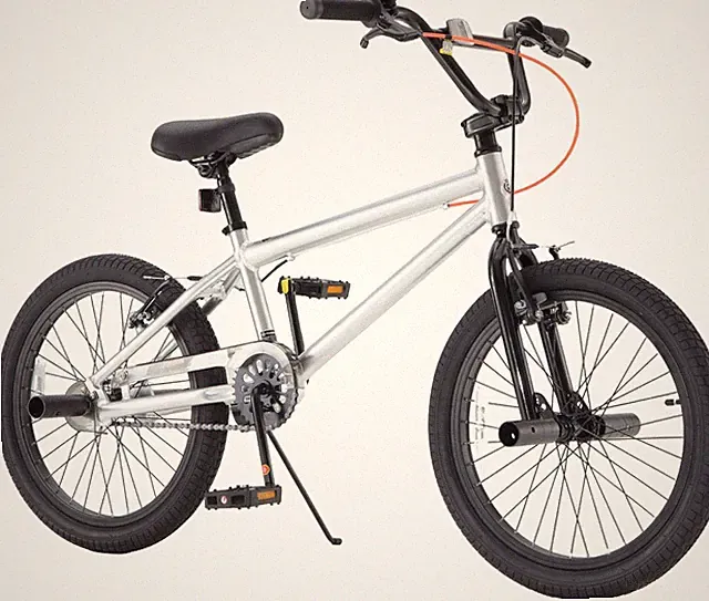 Kids BMX Bike 20 24 Inch, Professional Aluminum (Silver) or Sturdy Steel (Red/Bl