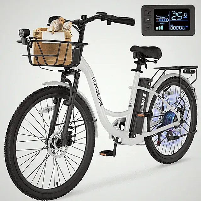 NAIZEA 24" Electric Bike for Adult 700W Peak Power & 36V10.4Ah Removable Battery
