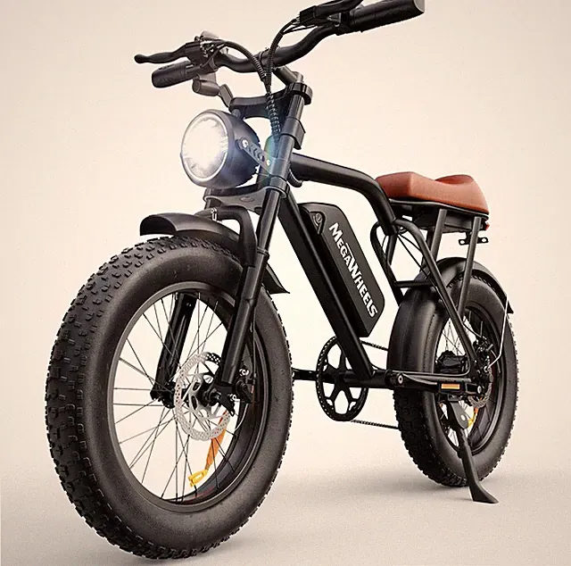 NEW 1500W Electric Motorcycle 48V 15.6AH 20" Fat tire E-bike 33 mph For Adults