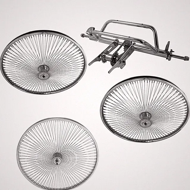 OG 26" CHROME COMPLETE SET TO CONVERT A 26" BIKE TO A TRIKE