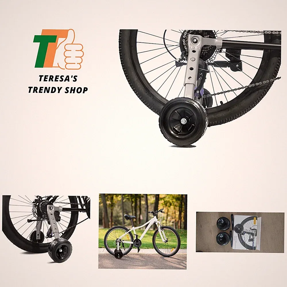 Roll Over Image to Zoom in Bicycle Training Wheels Fits 16 18 20 22 24 inch V...