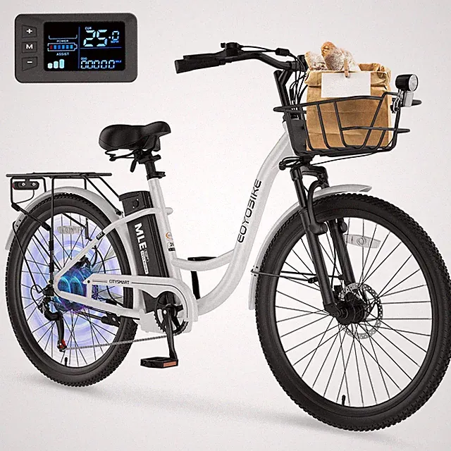 SLSY Electric Bike for Women Peak 36V700W Adult Electric Bicycles Commuter Ebike
