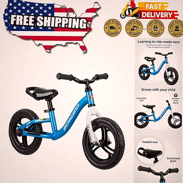 SmartStart Kids Balance Bike - 12-20 Inch, Lightweight & Ergonomic Design