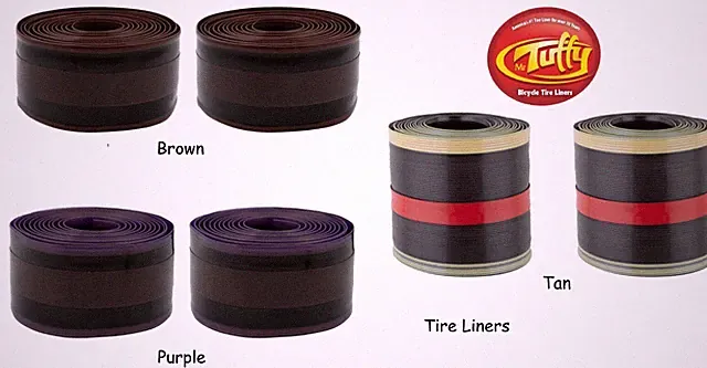 Tube Protector E-BIKE TIRE LINERS MR TUFFY Different Sizes Sold in Pairs